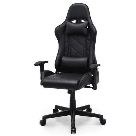 Magshion High Back Swivel Gaming Chair Recliner With Lumbar Support And