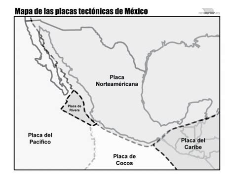Mapa de placas tectónicas ParaImprimir org en Tectonica de