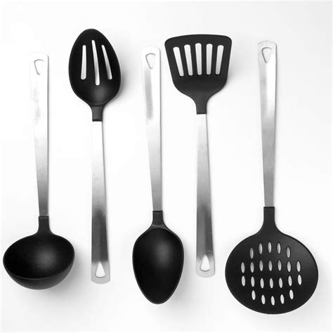 utensils kitchen cooking tools utensil stainless steel nylon tool sets spoon piece prime kitchenware spoons cook knew amazon never things