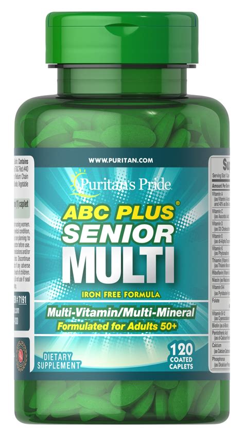 Best vitamin k supplement brand. Puritan's Pride ABC Plus Senior Multivitamin Multi-Mineral ...