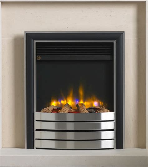 Charlton And Jenrick 16 4d Ecoflame Electric Fire With Satinblack Elite