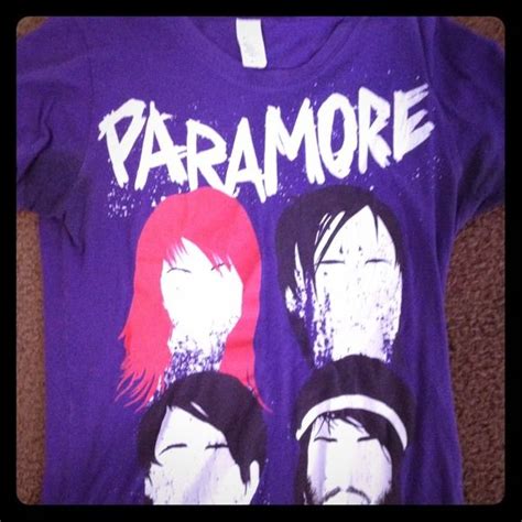 Xl Paramore Shirt Band Merch Xl Paramore Shirt From Hot Topic Fits
