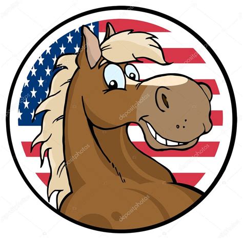 Cartoon Horse Character — Stock Vector © Hittoon 61078337