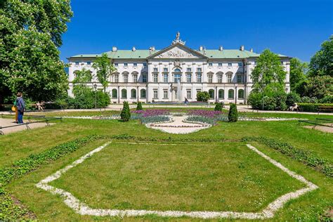 Krasinski Palace Or Palace Of The Commonwealth Baroque Palace And Garden Built In 17th