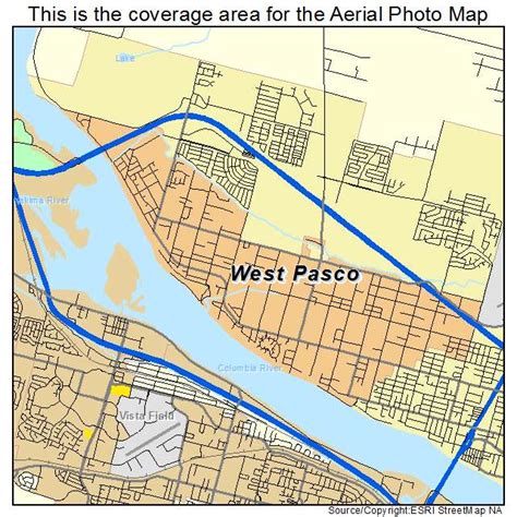 Aerial Photography Map Of West Pasco Wa Washington