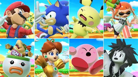 Super Smash Bros Ultimate All Characters Screen Ko Dlc Included
