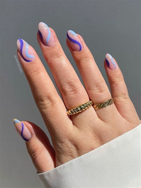25 Minimalistic Swirl Nails Design For Summer In 2021 Nails Today