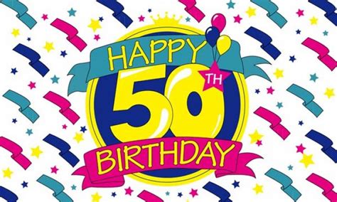 Happy 50th Birthday Clipart Clipart Suggest