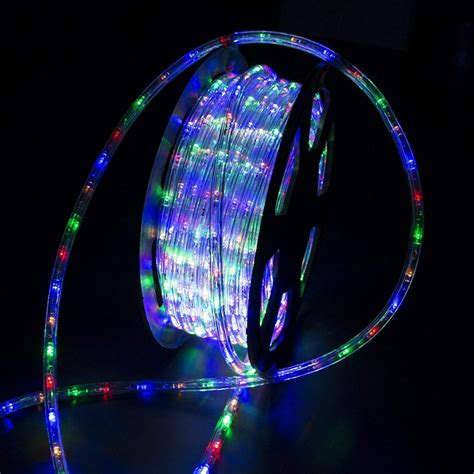 Ainfox 110v 100 Ft 2 Wire Led Rope Lights Strip Christmas Lights