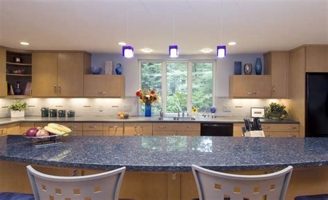 Blue kitchens are a design trend that's been around for a while now but has recently become even more popular. Fascinating blue granite countertops in modern and ...