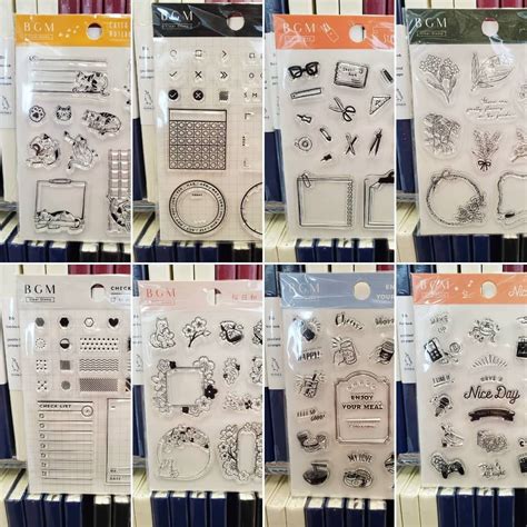 Maido Stationery Alhambra On Instagram New Bgm Clear Stamps And