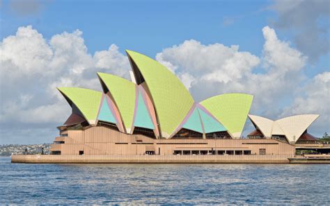 Sydney Opera House Behind A Great Project