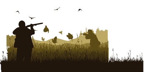 Silhouette Bird Hunting - Hunting wild goose png download - 2102*1052 ...