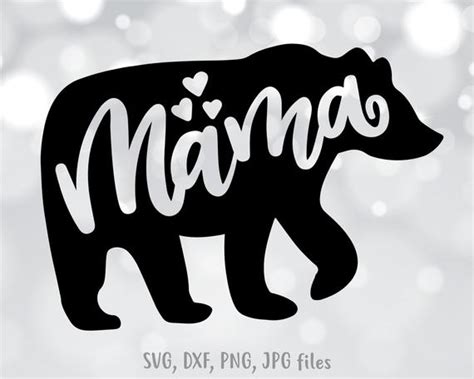 Download Mama Bear SVG Mommy SVG Mom To Be svg Mom Shirt Design | Etsy