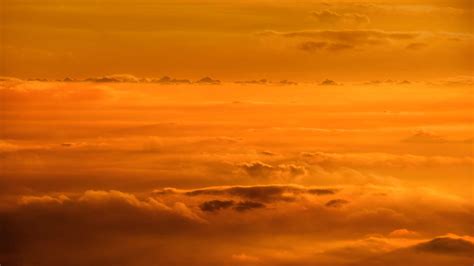 Download Wallpaper 1280x720 Clouds Sky Sunset Yellow Hd Hdv 720p