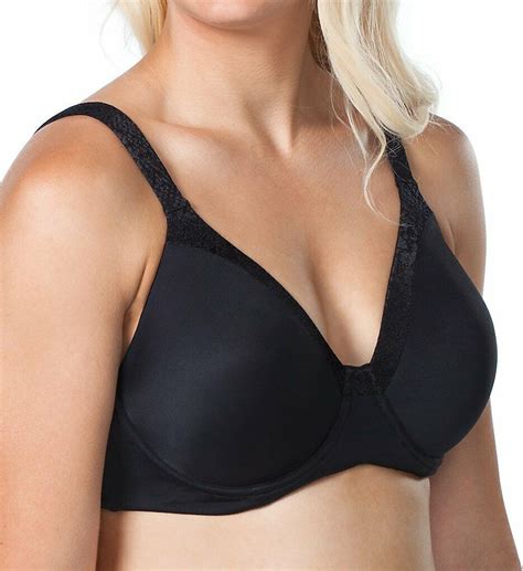Leading Lady Black Luxe Body Backsmooth T Shirt Bra Us 48a Nwot