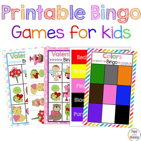 Kids Bingo Printable