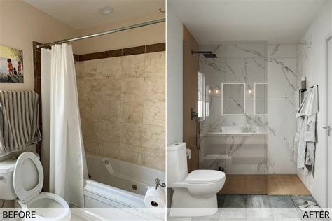 8 Beautiful Bathroom Before And Afters You Wont Believe Decorilla