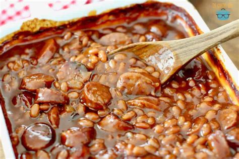 Hot Dogs And Beans Recipe Baked Beans With Smoked Sausage Spicy