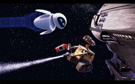 A space arrives and in it is a slick new bot called eva and our robot has an infatuation with her. Analysis of Wall-E and Silent Films | walleandeveforever