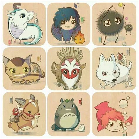 Kawaii ♥ Studio Ghibli Characters Studio Ghibli Movies Studio Ghibli