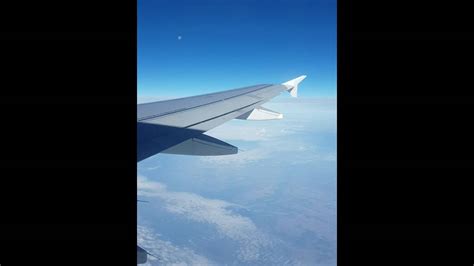 Airbus A320 Wing Flex During Turbulence On Air France Flight Youtube