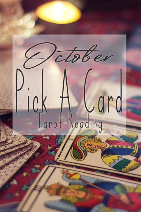 October Pick A Card Tarot Reading Nourishing Existence