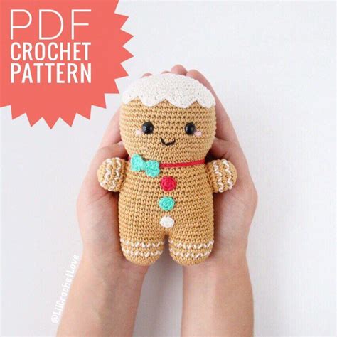 Excited To Share This Item From My Etsy Shop Crochet Gingerbread Man