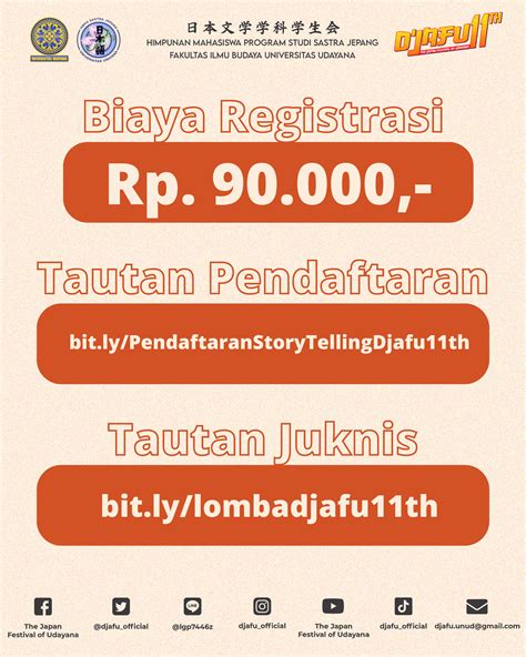 [ PENDAFTARAN LOMBA: STORY... - The Japan Festival of Udayana