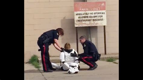 Police Launch Investigation After Officers Respond To Storm Trooper
