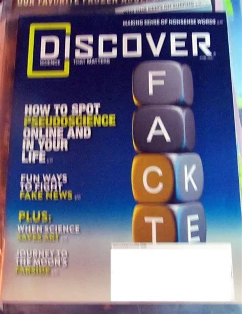 Discover Magazine June 2021 Making Sense Of Nonsense Words £1338