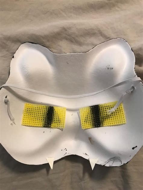 Pre Made Therian Cat Mask With Fangs Etsy