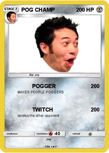 Pokémon Pog Champ Pogger My Pokemon Card