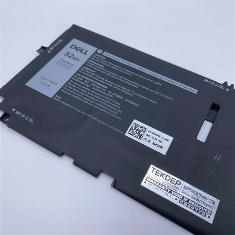 Original 2020 Dell 13 Xps 9310 Internal 52wh Li Ion Laptop Battery