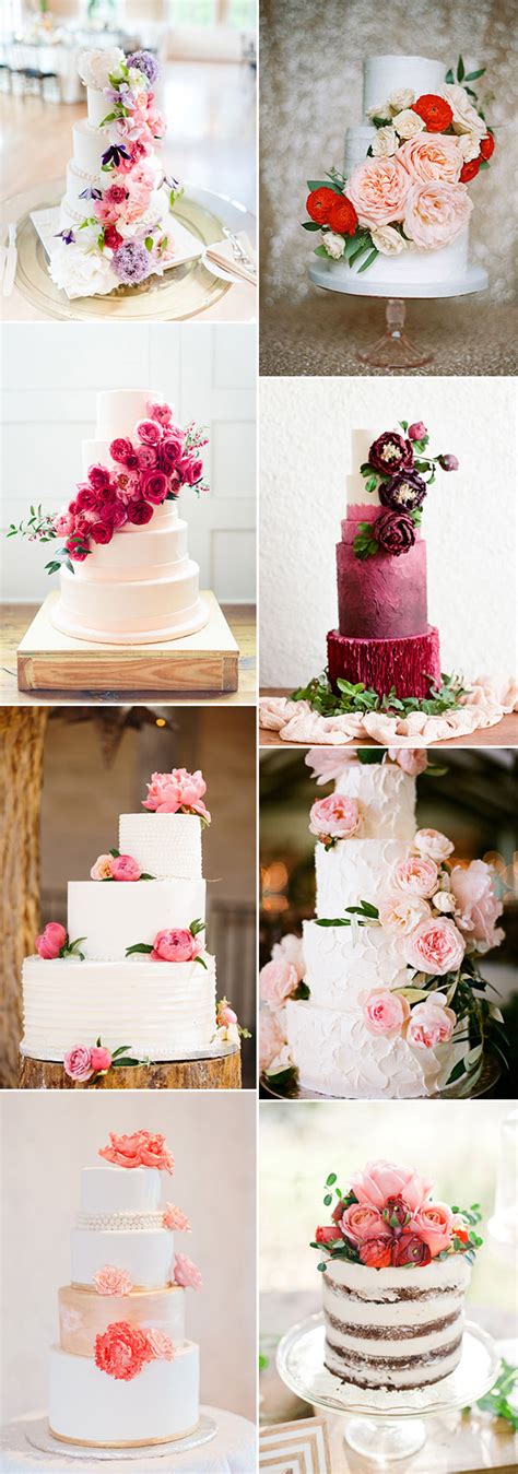 Wedding Trend 20 Fabulous Wedding Cakes With Floral For