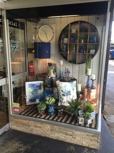 Love This Navy And Copper Window Display From A Few Months Ago At