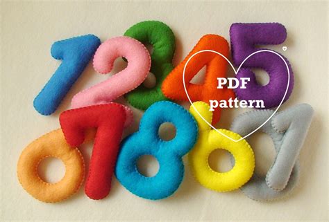 Felt Numbers Pdf Pattern Learning Numbers Numbers Pattern