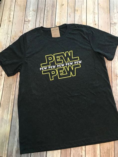 Star Wars Pew Pew T Shirt Etsy