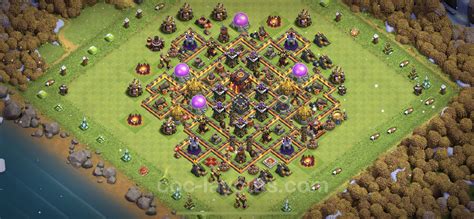 Best Anti 2 Stars Base Th10 With Link Anti Air Dragon 2023 Town