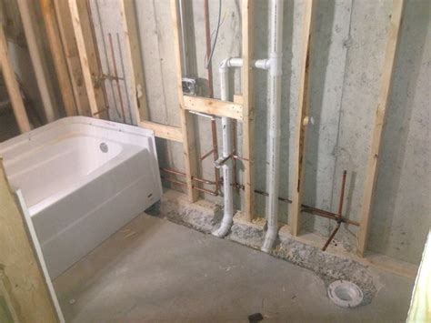Installing bathtubs bathtubs installing plumbing bathroom remodeling bathroom diy host ed del grande shows how to install a whirlpool tub, including how to hook up all the a trip lever is a fairly easy tool to use when a bathtub drain is clogged. Proper Ways to Relocate Plumbing When Renovating a ...
