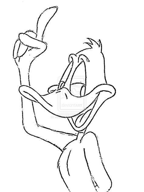 characters featured on bettercoloring.com are the property of their respective owners. Daffy duck coloring pages