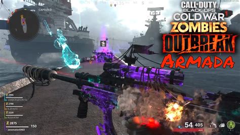Black Ops Cold War Zombies Outbreak Armada Map Gameplay And Black Chest