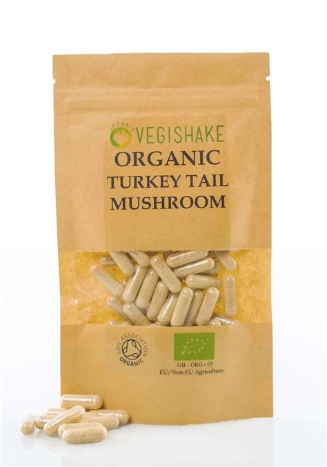 turkey tail mushroom extract capsules organic trametes