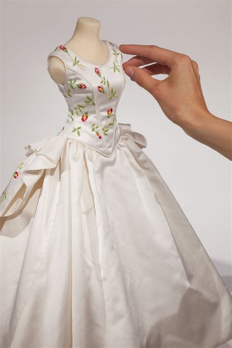 our miniature wedding dress for susan ruddick photograph by george chinn barbie patterns doll