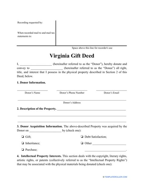 Virginia T Deed Form Fill Out Sign Online And Download Pdf