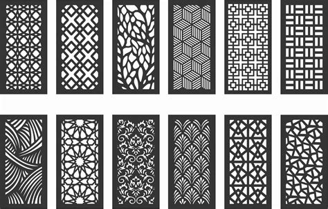 12 Pattern Vectors Dxf File For Cnc Designs Cnc Free Vectors For All