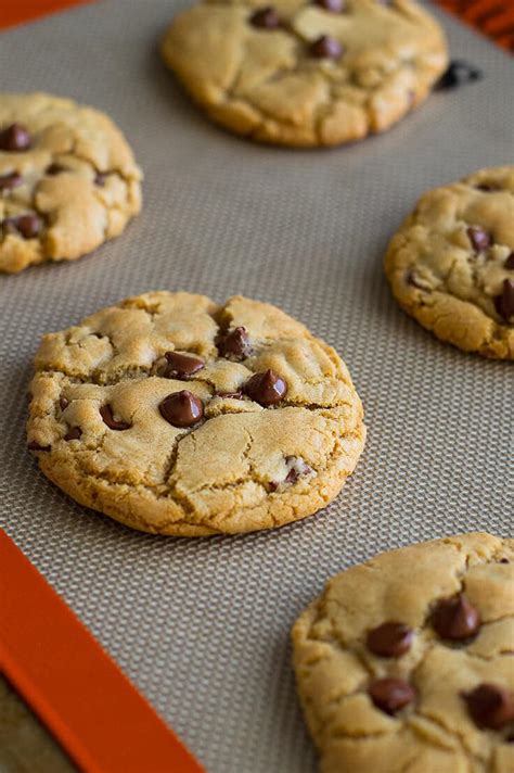 With macadamia and white vanilla baking chips? No-chill Small-batch Chocolate Chip Cookies - Baking Mischief