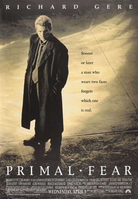 Primal Fear 1996 Movie Poster