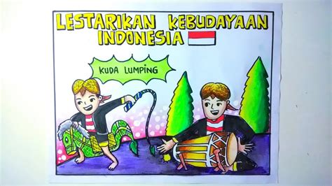 Contoh Poster Pendidikan Gambar Kebudayaan Indonesia Yang Mudah Vrogue