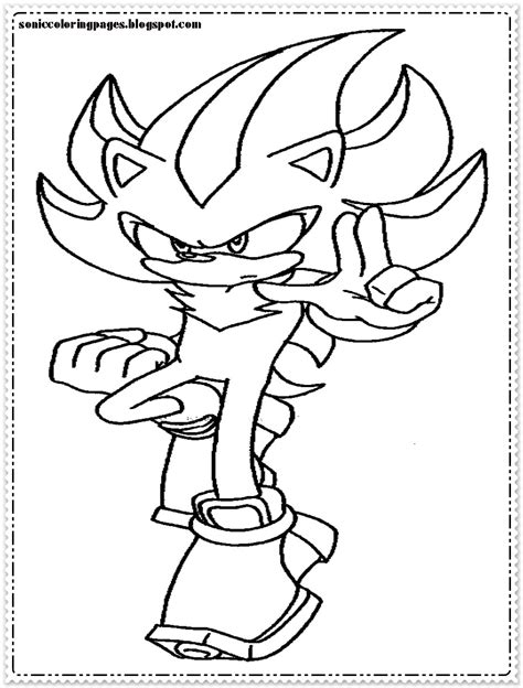 Baby Sonic The Hedgehog Coloring Pages